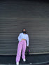 High Waist Straight Fit Wide Leg Jeans